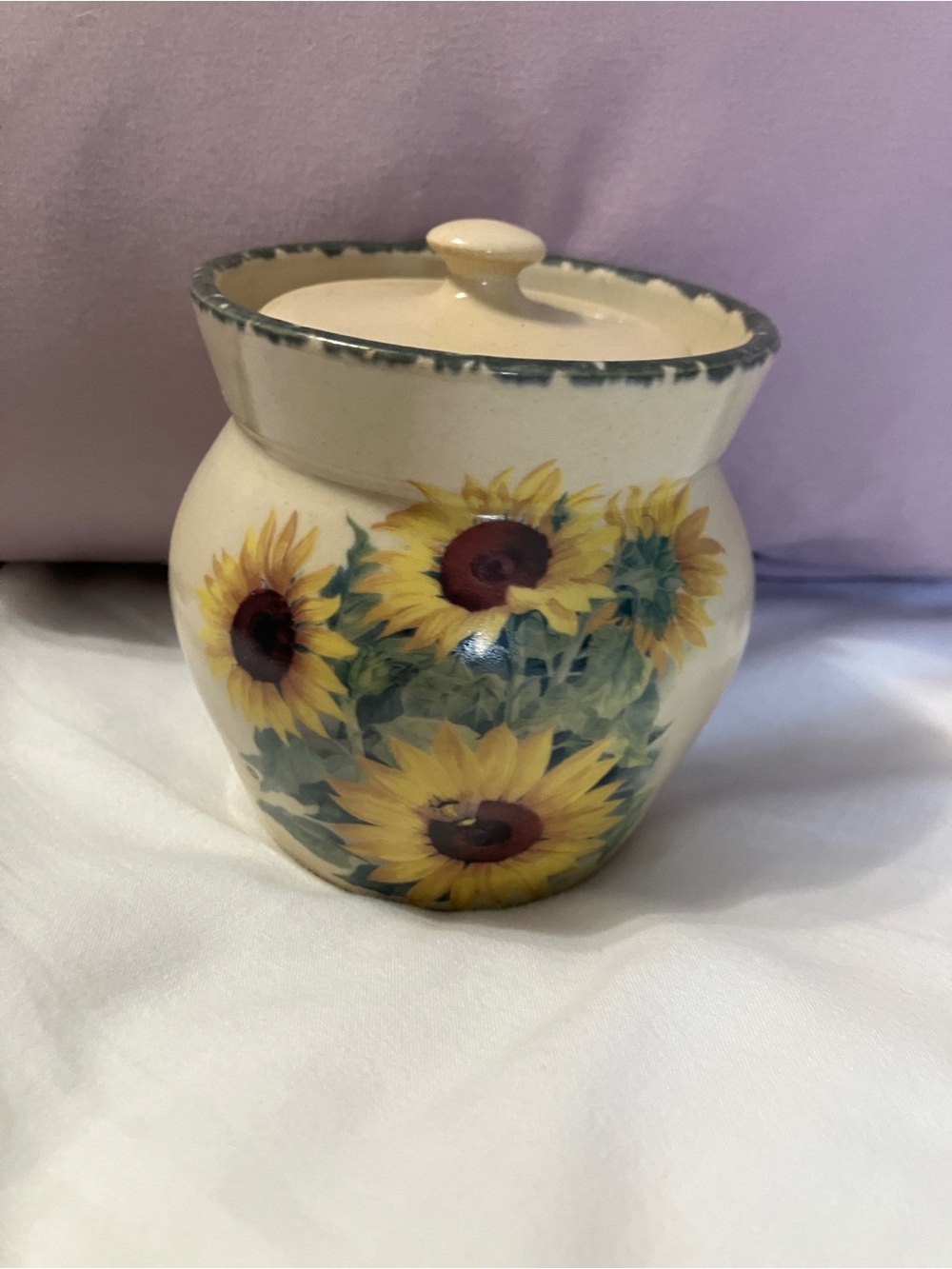 Home and Garden Party Sunflower Sugar Bowl